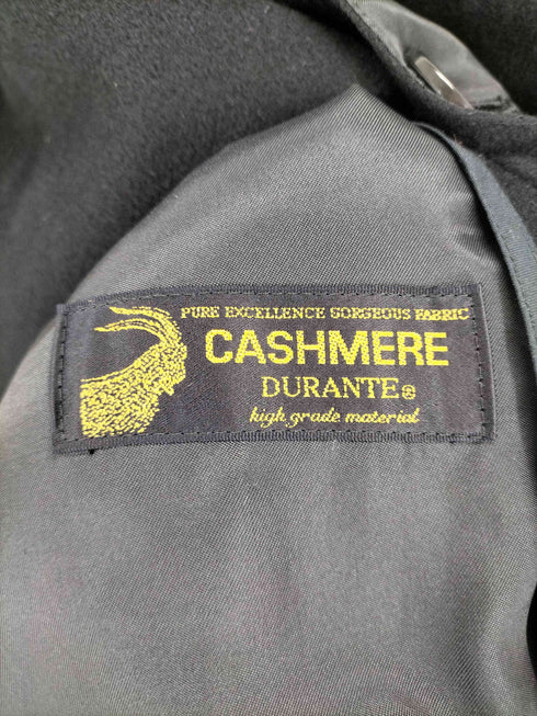 pure cashmere 比翼ステンカラーコート メンズ L
