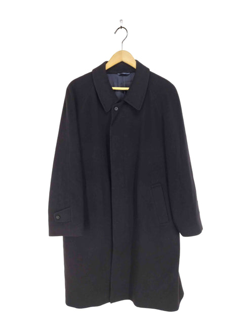 pure cashmere 比翼ステンカラーコート メンズ 96A5