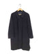 pure cashmere 比翼ステンカラーコート メンズ 96A5