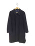 pure cashmere 比翼ステンカラーコート メンズ 96A5