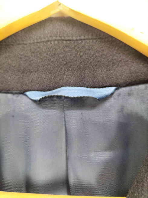 pure cashmere 比翼ステンカラーコート メンズ 96A5