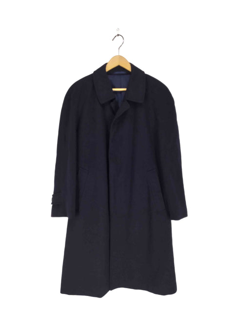 ミツコシ MITSUKOSHI pure cashmere 比翼ステンカラーコート メンズ 170