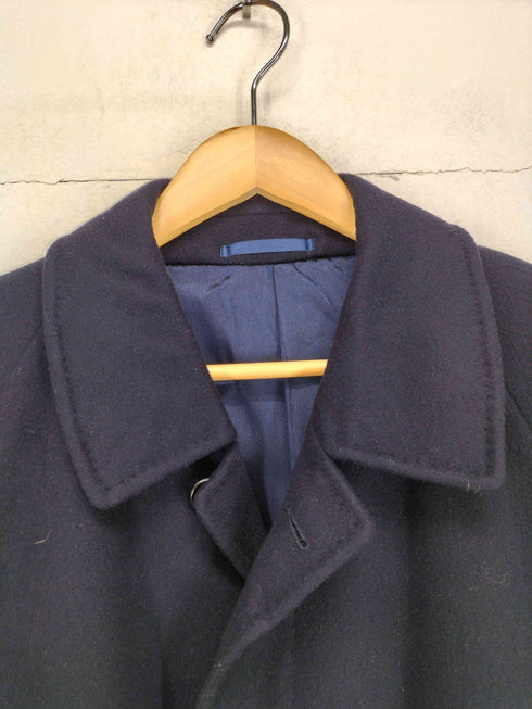 ミツコシ MITSUKOSHI pure cashmere 比翼ステンカラーコート メンズ 170