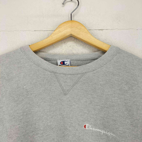 チャンピオン Champion 90S メキシコ製 ロゴ刺繍 Vガゼット スウエット メンズ import:XL