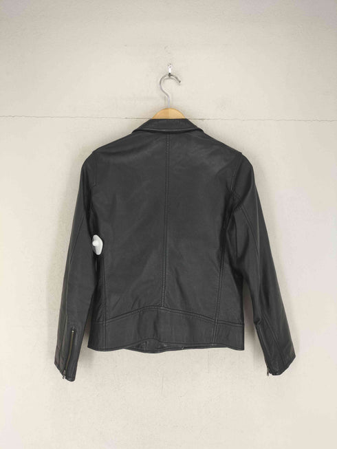 アナザーエディション Another Edition lamb leather ラムレザーダブルライダースジャケット レディース M