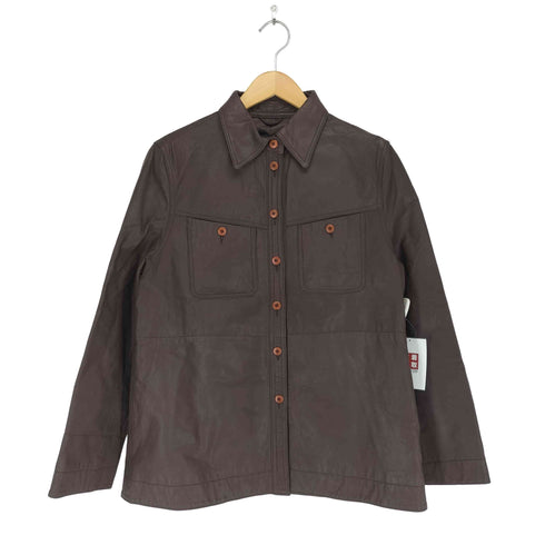 Vestimo lamb leather ラムレザーシャツ レディース L