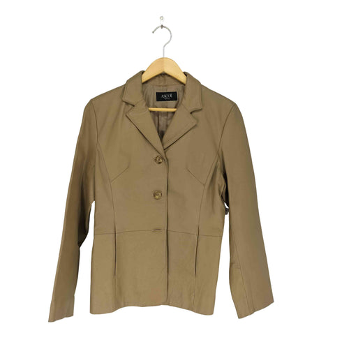 ASCOT pig leather ピッグレザー3Bテーラードジャケット レディース 11