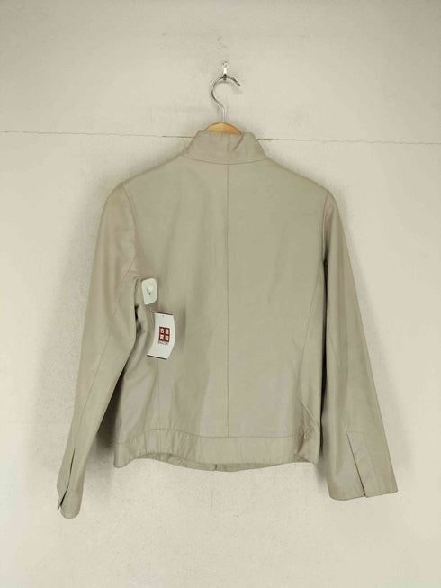 et vous cow leather カウレザー比翼シングルライダースジャケット レディース 36