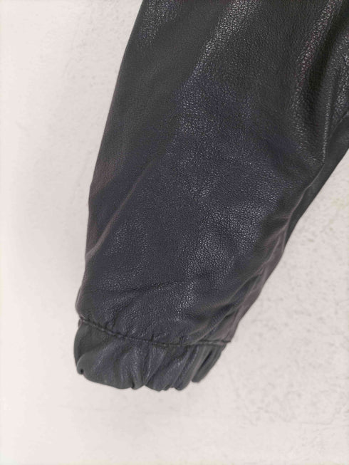 Lotta Love lamb leather ラムレザーダブルジップノーカラージャケット レディース F
