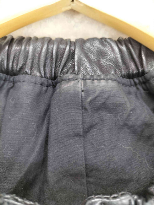 Lotta Love lamb leather ラムレザーダブルジップノーカラージャケット レディース F