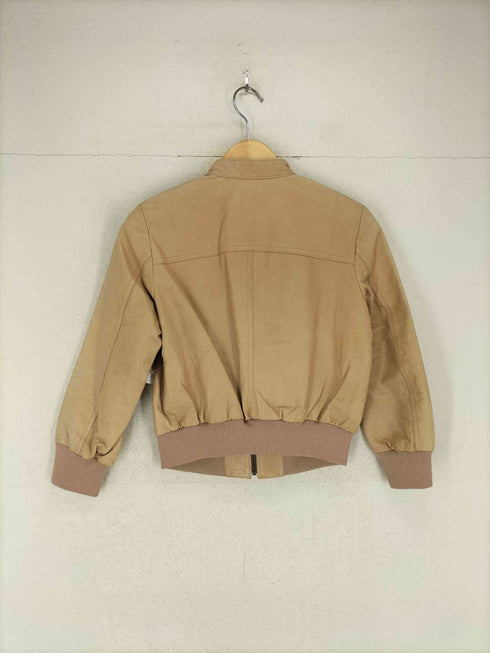 ロペピクニック Rope Picnic pig leather ピッグレザーシングルライダースジャケット レディース 38