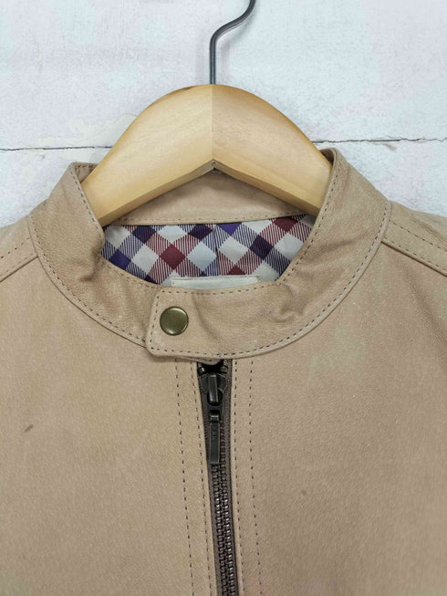 ロペピクニック Rope Picnic pig leather ピッグレザーシングルライダースジャケット レディース 38