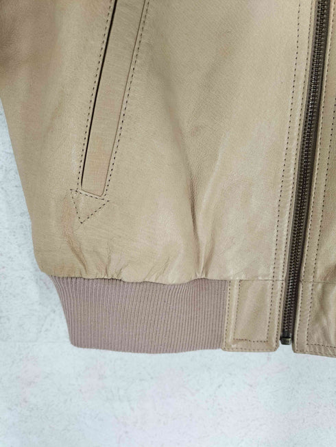 ロペピクニック Rope Picnic pig leather ピッグレザーシングルライダースジャケット レディース 38