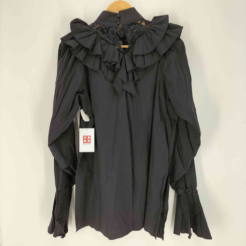 ラベルエチュード la belle Etude Belle vintage レース×フリルシャツブラウス レディース FREE