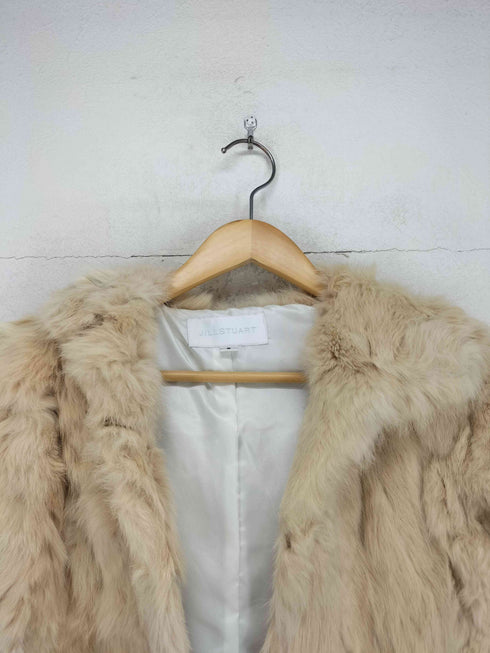 ジルスチュアート JILLSTUART rabbit fur ラビットファージャケット レディース S