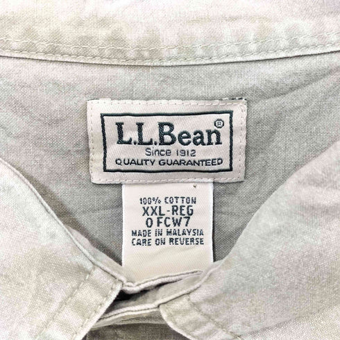 エルエルビーン L.L.Bean ガーメントダイ ワークシャツ メンズ import:XXL