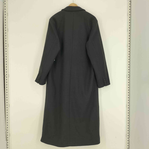 エマクローズ EMMA CLOTHES テックメルトンオーバーロングサイドジップダブルチェスターコート レディース JPN:M