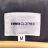 エマクローズ EMMA CLOTHES テックメルトンオーバーロングサイドジップダブルチェスターコート レディース JPN:M
