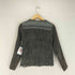 goosecraft pig leather ピッグレザーネイティブ柄切替フリンジデザインダブルジップノーカラージャケット レディース M