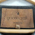 goosecraft pig leather ピッグレザーネイティブ柄切替フリンジデザインダブルジップノーカラージャケット レディース M