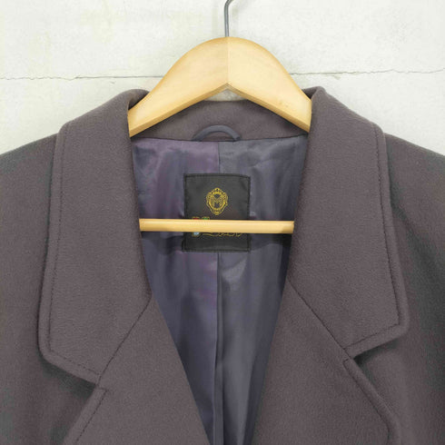 ミファエル pure cashmere カシミヤ100ダブルチェスターコート レディース L