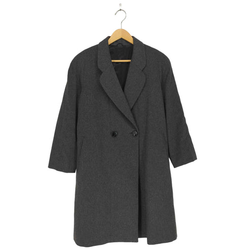 pure cashmere カシミヤ100チェスターコート レディース 9AR
