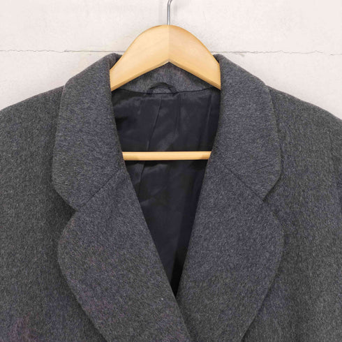 pure cashmere カシミヤ100チェスターコート レディース 9AR