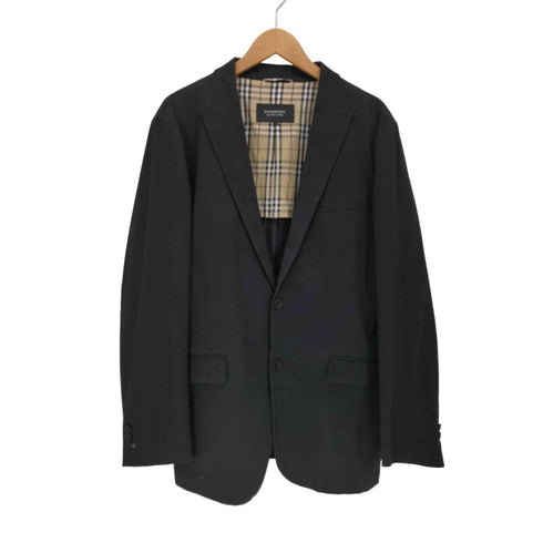 バーバリーブラックレーベル BURBERRY BLACK LABEL 裏地 ノバチェック 背抜き 2B シングル テーラード ジャケット メンズ import:L