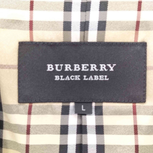 バーバリーブラックレーベル BURBERRY BLACK LABEL 裏地 ノバチェック 背抜き 2B シングル テーラード ジャケット メンズ import:L