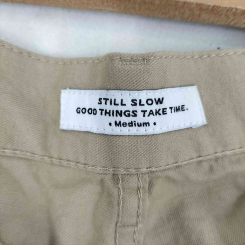 STILL SLOW ワイドチノパンツ メンズ