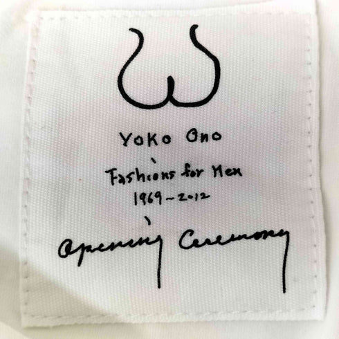 オープニングセレモニー OPENING CEREMONY yoko ono FASHION FOR MEN カットアウトデザインカットソー メンズ import:M