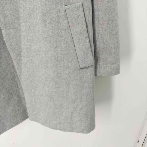 ザラ ZARA ポルトガル製 比翼 スタンドネック バルマカーンコート ステンカラーコート メンズ import:M