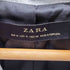 ザラ ZARA ポルトガル製 比翼 スタンドネック バルマカーンコート ステンカラーコート メンズ import:M