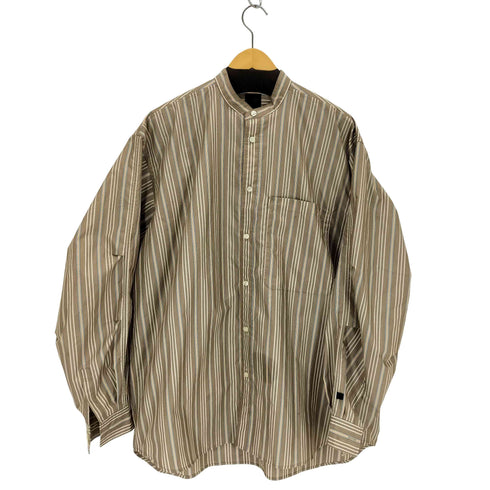 ダイワピアサーティナイン DAIWA PIER39 TECH BAND COLLAR SHIRTS L/S STRIPE メンズ JPN:L