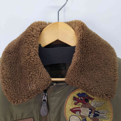バズリクソンズ BUZZ RICKSONS B-15 64th BOMB SQ ミリタリー フライト ジャケット 裏地モヘア メンズ 38