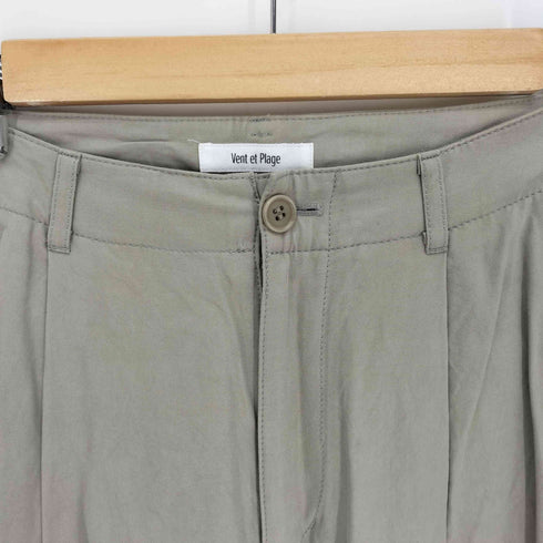 プラージュ PLAGE 21SS VENT ET PLAGE 2タック ワイド スラックスパンツ レディース JPN:38