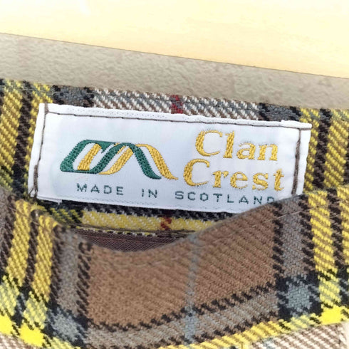 Clan Crest スコットランド製 チェック巻きスカート レディース 96cms