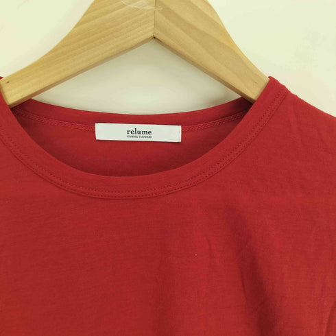 ジャーナルスタンダードレリューム JOURNAL STANDARD relume 25AW シアークルーネックロングTシャツ レディース FREE