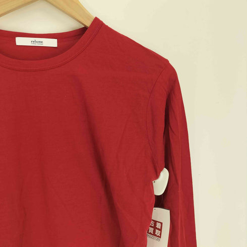 ジャーナルスタンダードレリューム JOURNAL STANDARD relume 25AW シアークルーネックロングTシャツ レディース FREE