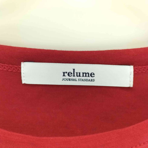 ジャーナルスタンダードレリューム JOURNAL STANDARD relume 25AW シアークルーネックロングTシャツ レディース FREE