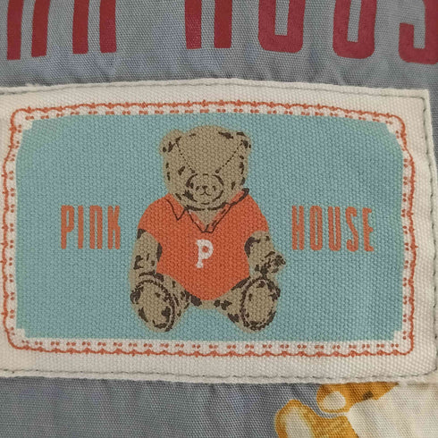 ピンクハウス PINK HOUSE テディベア総柄ジャンパースカート レディース