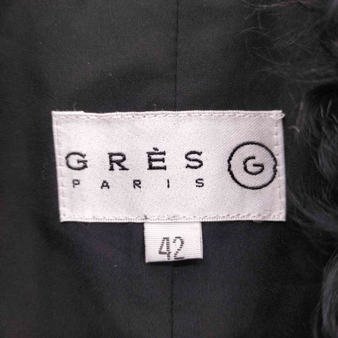 GRES PARIS プードルファー ラメ ジャケット Y2K レディース 42
