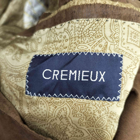 Cremieux フェイクレザー テーラードジャケット メンズ JPN:42
