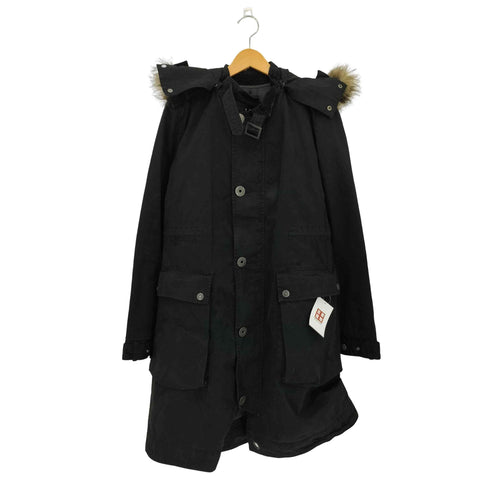 フィフティーファイブディーエスエル 55DSL ファー フーデットコート メンズ L