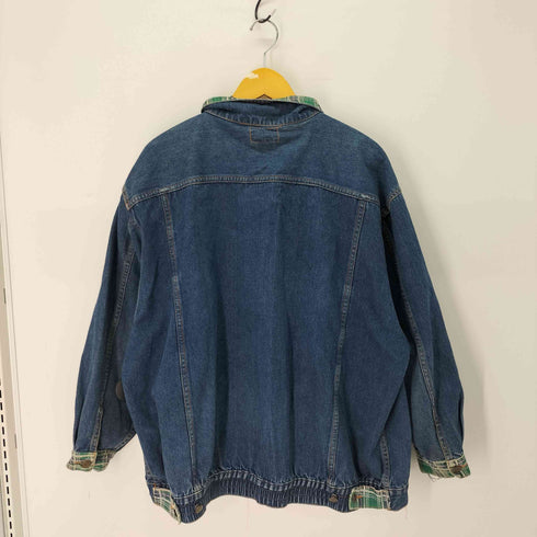 FORELLI SPORTWEAR 襟 袖 チェック切替 3rdパターン デニムカバーオール メンズ 20