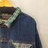 FORELLI SPORTWEAR 襟 袖 チェック切替 3rdパターン デニムカバーオール メンズ 20