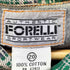 FORELLI SPORTWEAR 襟 袖 チェック切替 3rdパターン デニムカバーオール メンズ 20