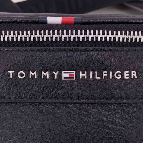 トミーヒルフィガー TOMMY HILFIGER フェイクレザー ウエストバッグ メンズ