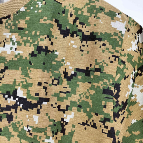 ワイエムシーエルケーワイ YMCLKY 2015年製 CAMOUFLAGE T‐SHIRT カモ柄 クルーネック Tシャツ メンズ import:M