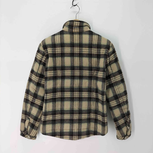 ノンネイティブ nonnative マドラスチェック ウール シャツ ダウン ジャケット メンズ JPN:1